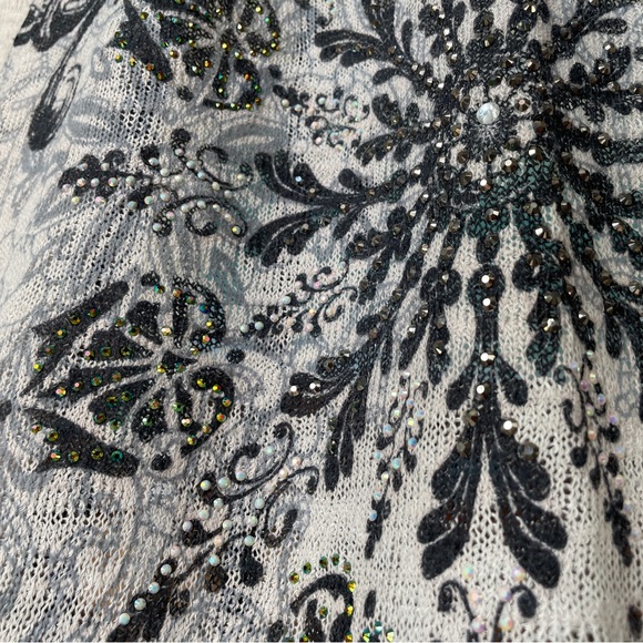 Vocal open front, embellished duster cardigan - Picture 6 of 9